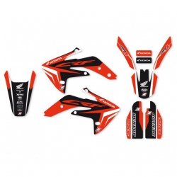 BLACKBIRD KOMPLET NAKLEJEK (OKLEIN) HONDA CRF 150 07-24 DREAM 4 KOLOR CZERWONY