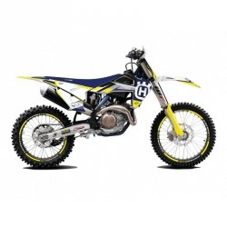 BLACKBIRD KOMPLET NAKLEJEK (OKLEIN) HUSQVARNA TC/FC 19-22, TE/FE 20-23 DREAM 5 KOLOR NIEBIESKI ŻÓŁTY