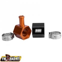 FM-PARTS ALUMINIOWE ZŁĄCZE ZBIORNIKA PALIWA KTM; HUSQVARNA; GAS GAS TPI KOLOR CZARNY