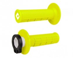 ODI MANETKI OFF ROAD HALF WAFFLE MX V2 LOCK-ON GRIP KOLOR FLUO ŻÓŁTY