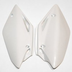 UFO BOCZKI TYLNE HONDA CRF 150R 07-09 KOLOR BIAŁY