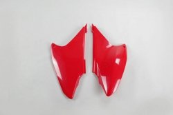 UFO BOCZKI TYLNE HONDA CRF 230 06-14, KOLOR CZERWONY - WYPRZEDAŻ