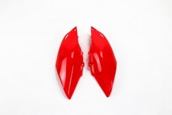 UFO BOCZKI TYLNE HONDA CRF 250R 14-17, CRF 450R 13-16, KOLOR CZERWONY