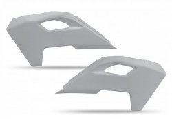 UFO OSŁONY CHŁODNICY HUSQVARNA TC 125 / 250 23-24, TE 150 / 250 / 300 24, FC / TX / FX / FE 300 / 350 / 450 / 501 24, KOLOR SZAR