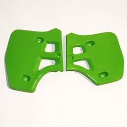 UFO OSŁONY CHŁODNICY KAWASAKI KX 250 88-89, KX 500 88-02 KOLOR ZIELONY