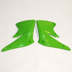 UFO OSŁONY CHŁODNICY KAWASAKI KXF 250 04-05 KOLOR ZIELONY