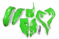 UFO KOMPLET PLASTIKÓW KAWASAKI KXF 250 21-24, KXF 450 19-23 KOLOR OEM 20 (ZIELONY) (KA227E999A)