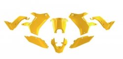 RACETECH (RTECH) KOMPLET PLASTIKÓW (BEZ PRZEDNIEGO BŁOTNIKA) T7 REVOLUTION YAMAHA TENERE 700 19-24 KOLOR ŻÓŁTY