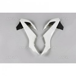 UFO OSŁONY CHŁODNICY KTM SX 65 16-22 KOLOR OEM 17 (BIAŁY/CZARNY)