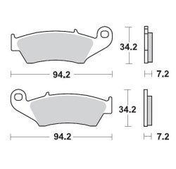 MOTO-MASTER KLOCKI HAMULCOWE KH185 / KH389 SINTER METAL ENDURO: 21 (NITRO) BETA RR 2T 125/200 '19-, RR 2T 250/300 '13-