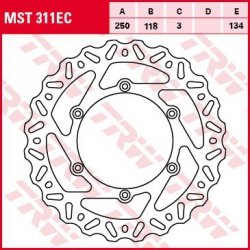 TRW ZF TARCZA HAMULCOWA PRZÓD SUZUKI RM 125 / 250 89-12, DR 250 95-07, DRZ 400 00-05, YAMAHA YZ / WRF 01-07, WR / YZ 426 / 450 01-15