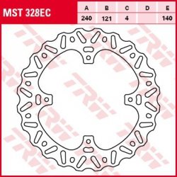TRW ZF TARCZA HAMULCOWA TYŁ HONDA CR 125 / 250 02-07, CR / CRF 250 / 450 02-21,