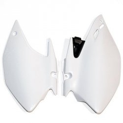 UFO BOCZKI TYLNE YAMAHA WRF 250 07-14, WRF 450 07-11 KOLOR BIAŁY
