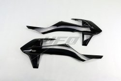 UFO OSŁONY CHŁODNICY KTM SX/SXF 16-18, EXC/EXCF 17-19 KOLOR CZARNY