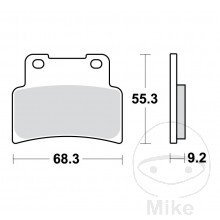 TRW klocki hamulcowe przód Aprilia SMV  750 Dorsoduro ( 08-13)