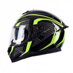 RHINO RACER 2  KASK MOTOCYKLOWY THUNDER YELLOW FLUO