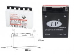 LANDPORT Aprilia SR 125 (99-05) akumulator elektrolit osobno