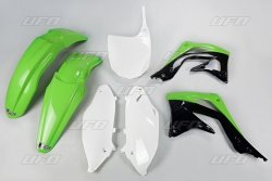   UFO KOMPLET PLASTIKÓW KAWASAKI KXF 450 '12 KOLOR OEM (ZIELONY/BIAŁY/CZARNY) 