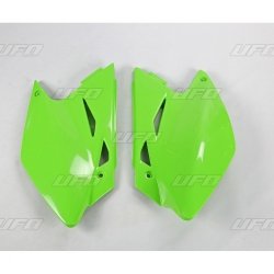 UFO BOCZKI TYLNE KAWASAKI KXF 450 '06-'08 KOLOR ZIELONY