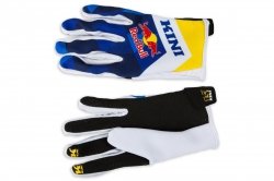 Kini Red Bull Vintage rękawice cross enduro żółto-niebieskie