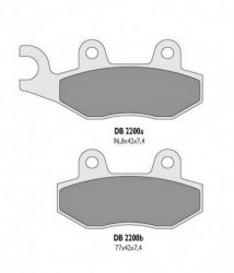 Delta Braking SUZUKI 	250 RM (89-95) klocki hamulcowe przód