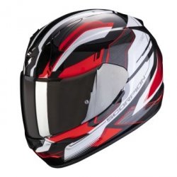 SCORPION KASK MOTOCYKLOWY  EXO-390 BOOST Black White Red