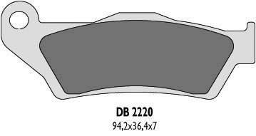 DELTA BRAKING klocki hamulcowe przód KTM SX 150 08-20
