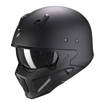 SCORPION KASK MOTOCYKLOWY COVERT-X SOLID MATT BLACK