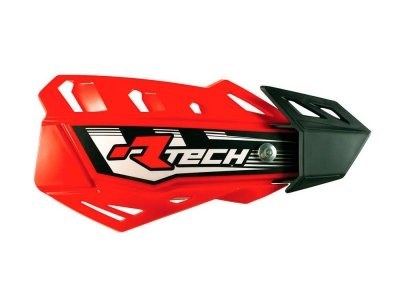 Racetech osłony rąk FLX cross/enduro z mocowaniami czerwony