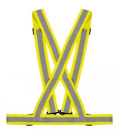 X-Belt odblaskowe pasy bezpieczeństwa, kolor fluo