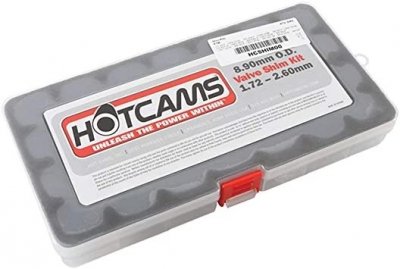 HOT CAMS Zestaw Komplet płytek zaworowych średnica 8,90mm (szer. od 1,72 do 2,60mm)