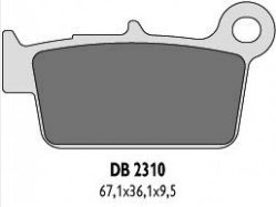 Delta Braking YAMAHA	250 YZ (08-13) klocki hamulcowe tył