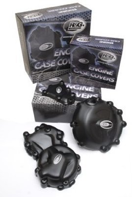 ZESTAW OSŁON SILNIKA RG RACING TRIUMPH SPEED TRIPLE 08-13/TIGER 1050 07-, 2 CZĘŚCI BLACK