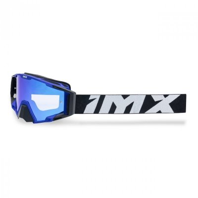 GOGLE IMX SAND BLUE MATT/BLACK - SZYBA BLUE IRIDIUM + CLEAR (2 SZYBY W ZESTAWIE) OS