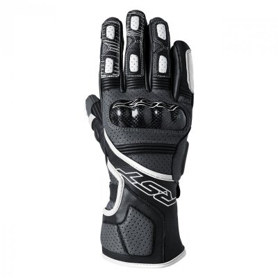 RĘKAWICE SKÓRZANE RST FULCRUM GREY/WHITE/BLACK S (3179)