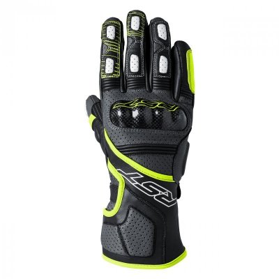 RĘKAWICE SKÓRZANE RST FULCRUM GREY/FLO YELLOW/BLACK XL (3179)