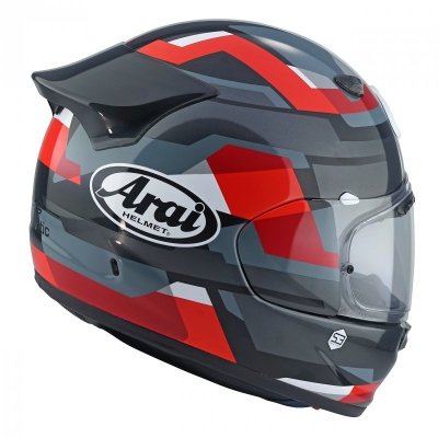 KASK ARAI QUANTIC ABSTRACT RED M