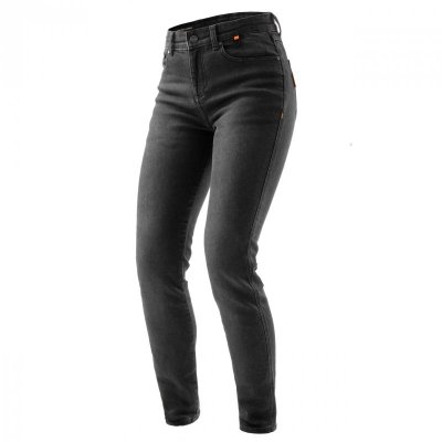 SPODNIE JEANS REBELHORN BRONCO MONOLAYER LADY WASHED BLACK W38L30