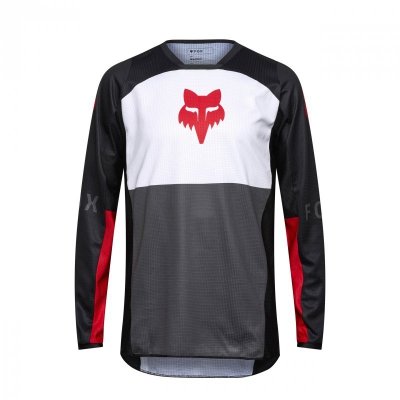BLUZA FOX 180 FLOW WHITE/RED L