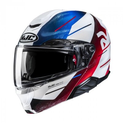 KASK MOTOCYKLOWY HJC RPHA91 BLAT BLACK WHITE BLUE M
