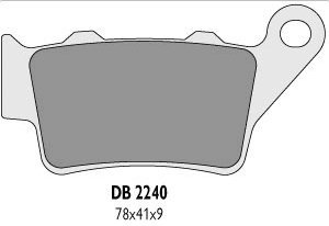 Delta Braking YAMAHA 600 TT-E (4LW3/4LW4/4GV4/4GV5) (94-01) klocki hamulcowe tył