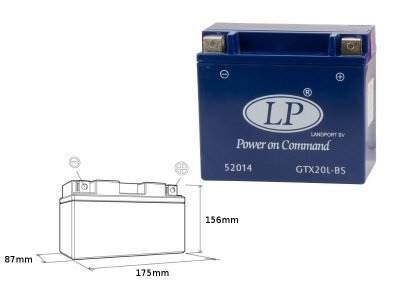 LANDPORT Yamaha YFM 660 FW Grizzly 02-08 akumulator żelowy bezobsługowy - zalany