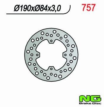 Tarcza hamulcowa tylna YAMAHA YZ 80 (93-18) / YZ 85 (93-18)