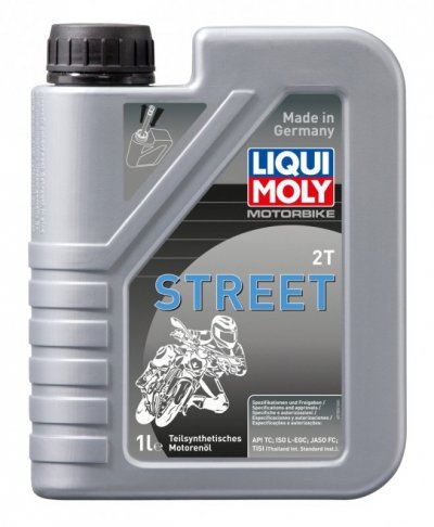 LIQUI MOLY Olej silnikowy półsyntetyczny Motorbike 2T Street 1 litr