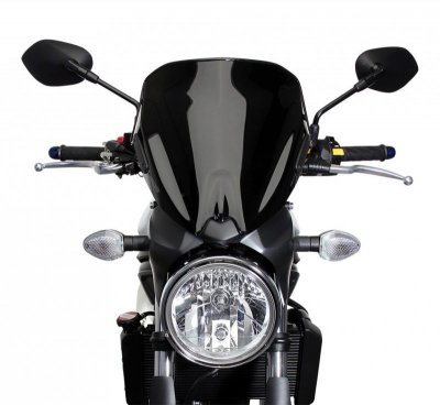 Szyba motocyklowa MRA SUZUKI SV 650 WCX0 / WCX1 2016-, forma NSN, przyciemniana