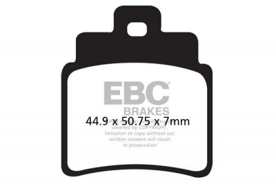 Klocki hamulcowe EBC FA355/4R (kpl. na 1 tarcze)
