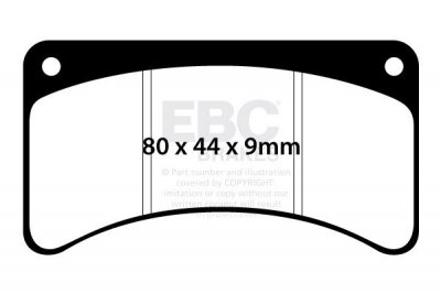 EBC Klocki kartingowe FA515A (1 kpl. na tarczę)