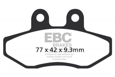 Klocki hamulcowe EBC SFA393 skuterowe (kpl. na 1 tarcze)