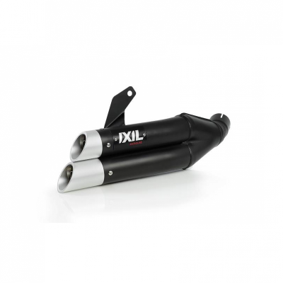 Tłumik IXIL HONDA NC 750 X 2021 (RH09), typ L3XB (waga 3000 Gr., długość 370 mm., materiał Inox AISI304, kolor Black painted) SLIP ON , HOMOLOGACJA