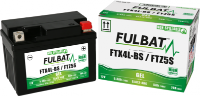 Akumulator FULBAT YTX4L-BS o zwiększonej pojemności (Żelowy, bezobsługowy)